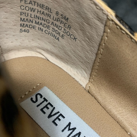 Steve Madden Leopard Print Women's Loafers - Picture 4 of 5